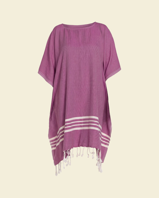 strandtuniek Sultan fuchsia - op kleur