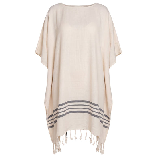 strandtuniek Sultan natural dark grey - vrijstaand