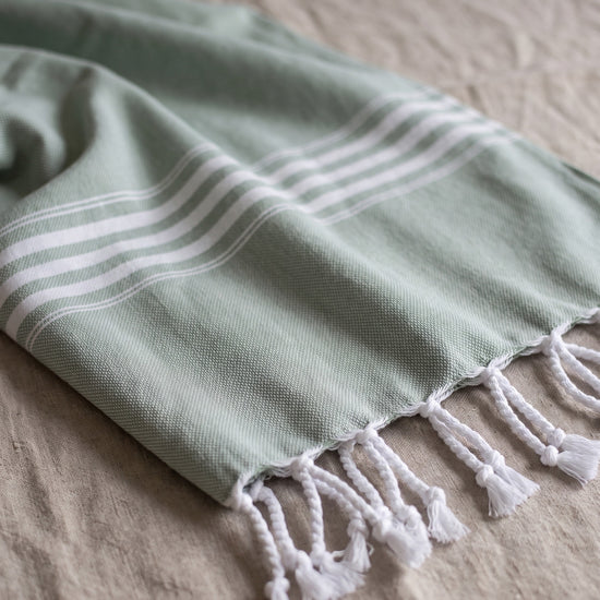 XL hamamdoek hydrofiel katoen - detail