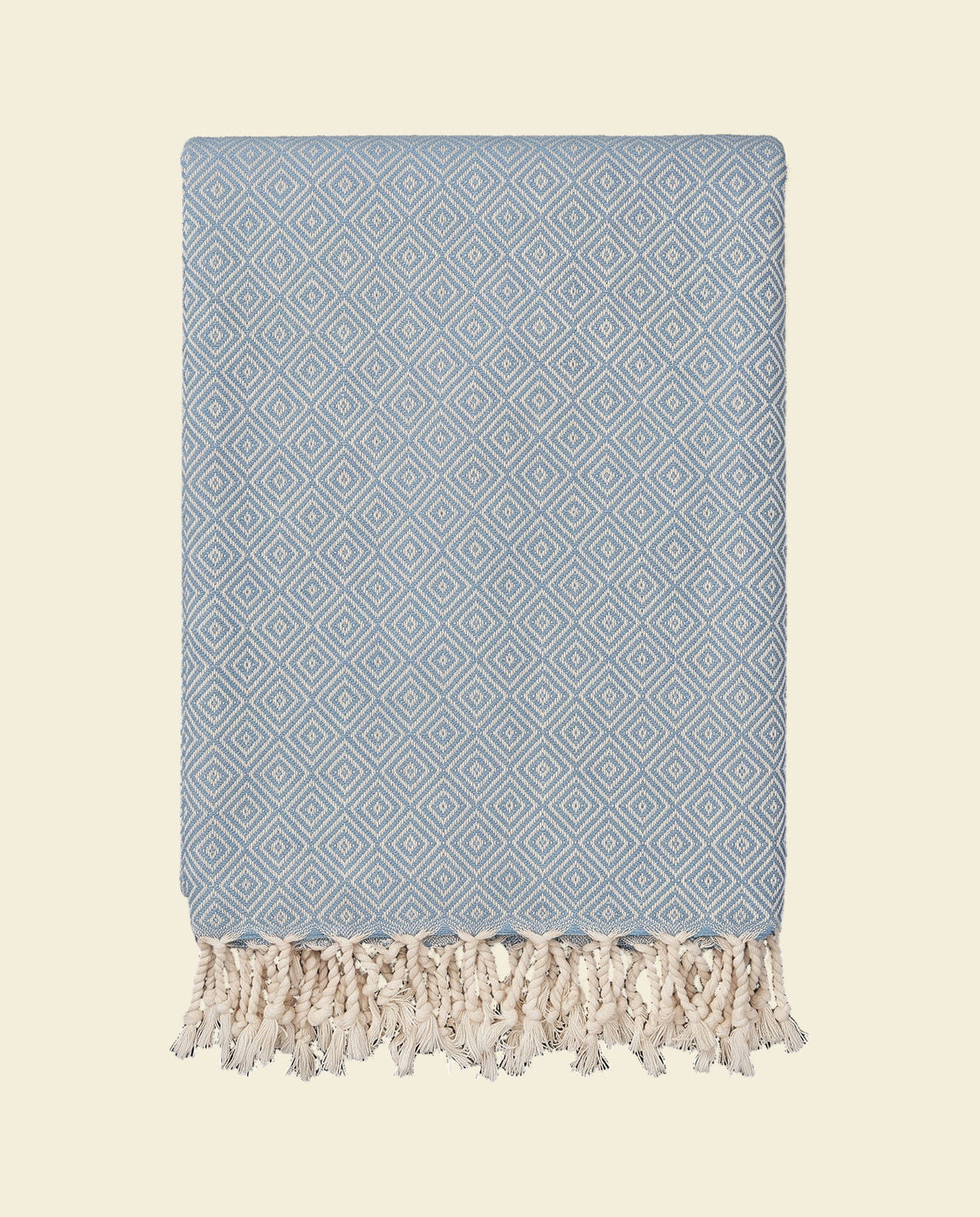 XXL hamamdoek Diamond air blue - op kleur