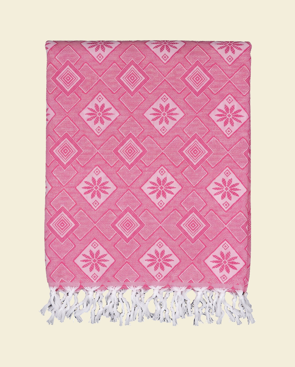 zomersprei Baklava fuchsia - op kleur