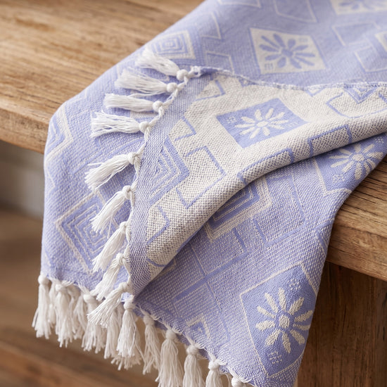 zomersprei Baklava lavendelblauw - detail