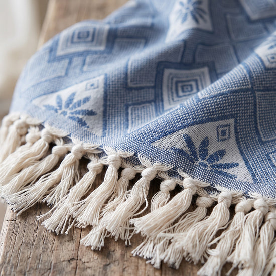 zomersprei Baklava marineblauw - detail