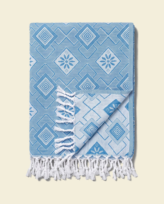 zomersprei Baklava oceaanblauw - op kleur