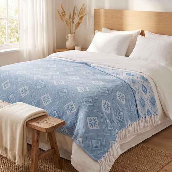 zomersprei Baklava oceaanblauw - sfeer