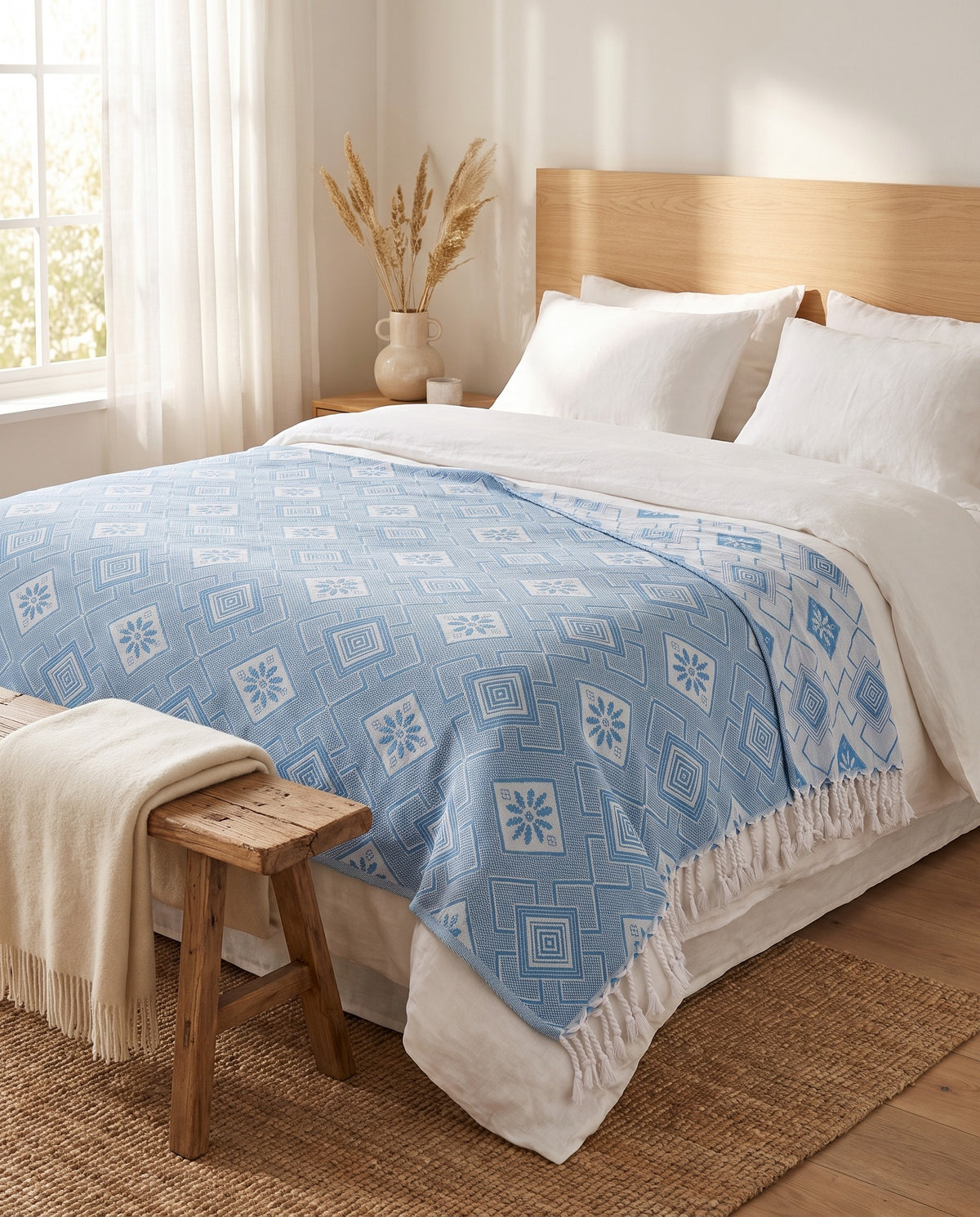 zomersprei Baklava oceaanblauw - sfeer