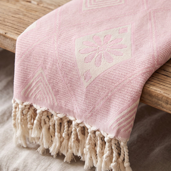 zomersprei Baklava roze - detail