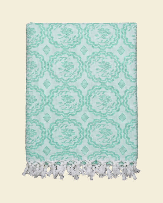zomersprei Bloem jade - op kleur