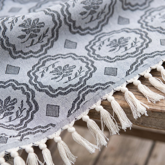 zomersprei Bloem zwart - detail